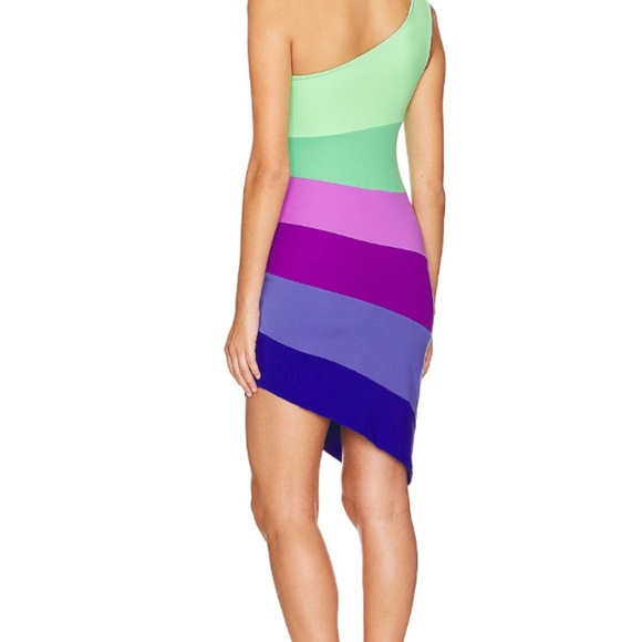 Susana Monaco COLORBLOCKED MINI DRESS - Picture 3 of 9